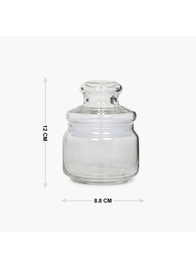 Ocean 2 Piece Glass Storage Pop Jar with Lid, 325ml Capacity - Clear - Image 5
